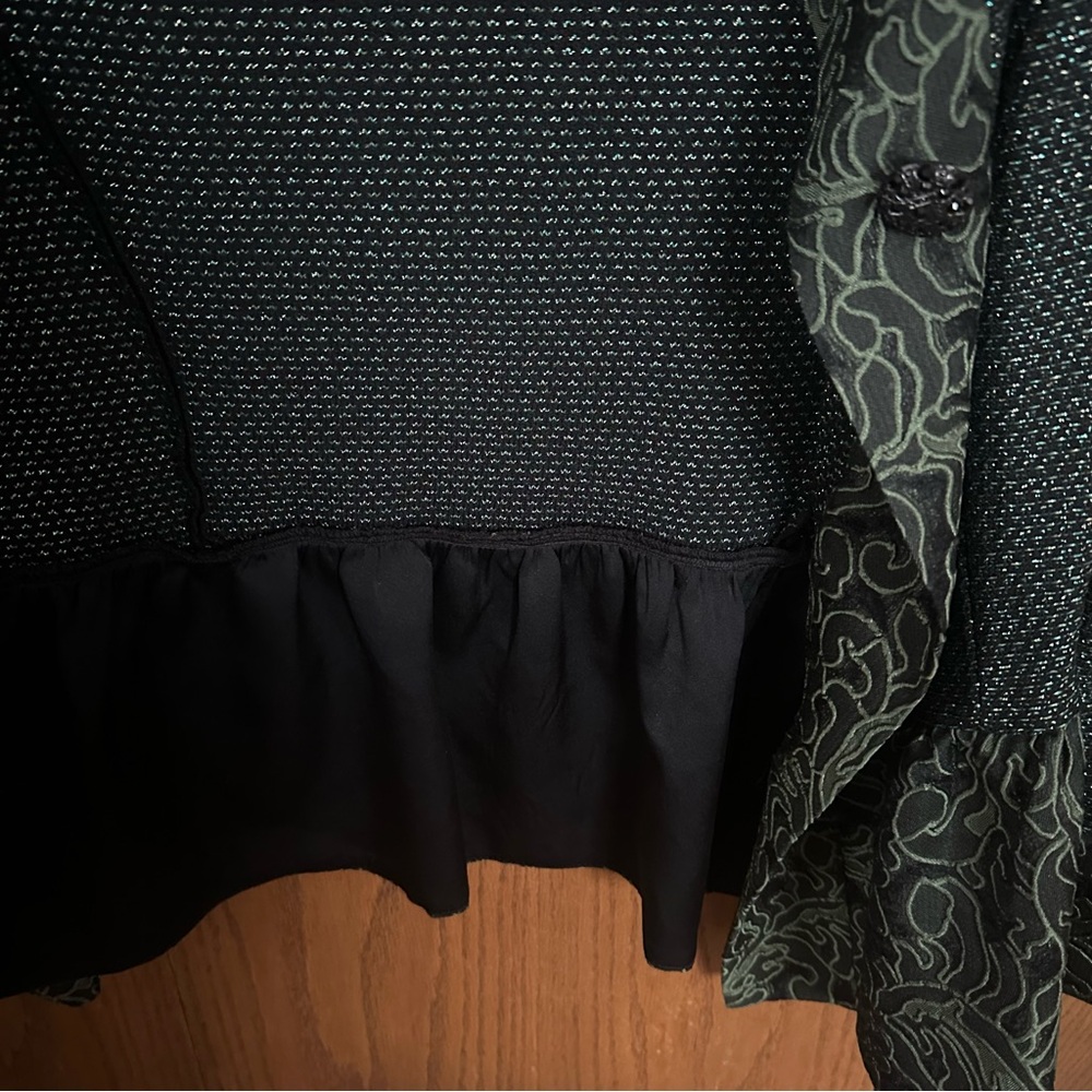 St. John Green Button Down Jacket - image 7